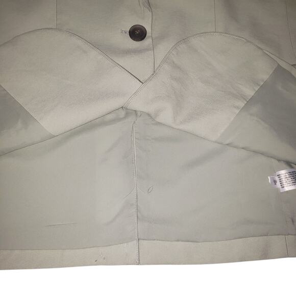 A New Day Women’s Blazer XXL Sage Green Boxy Fit Lined 2-Button Jacket NWT - Picture 7 of 11